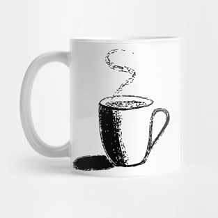 A Cup of Coffee Charcoal Mug